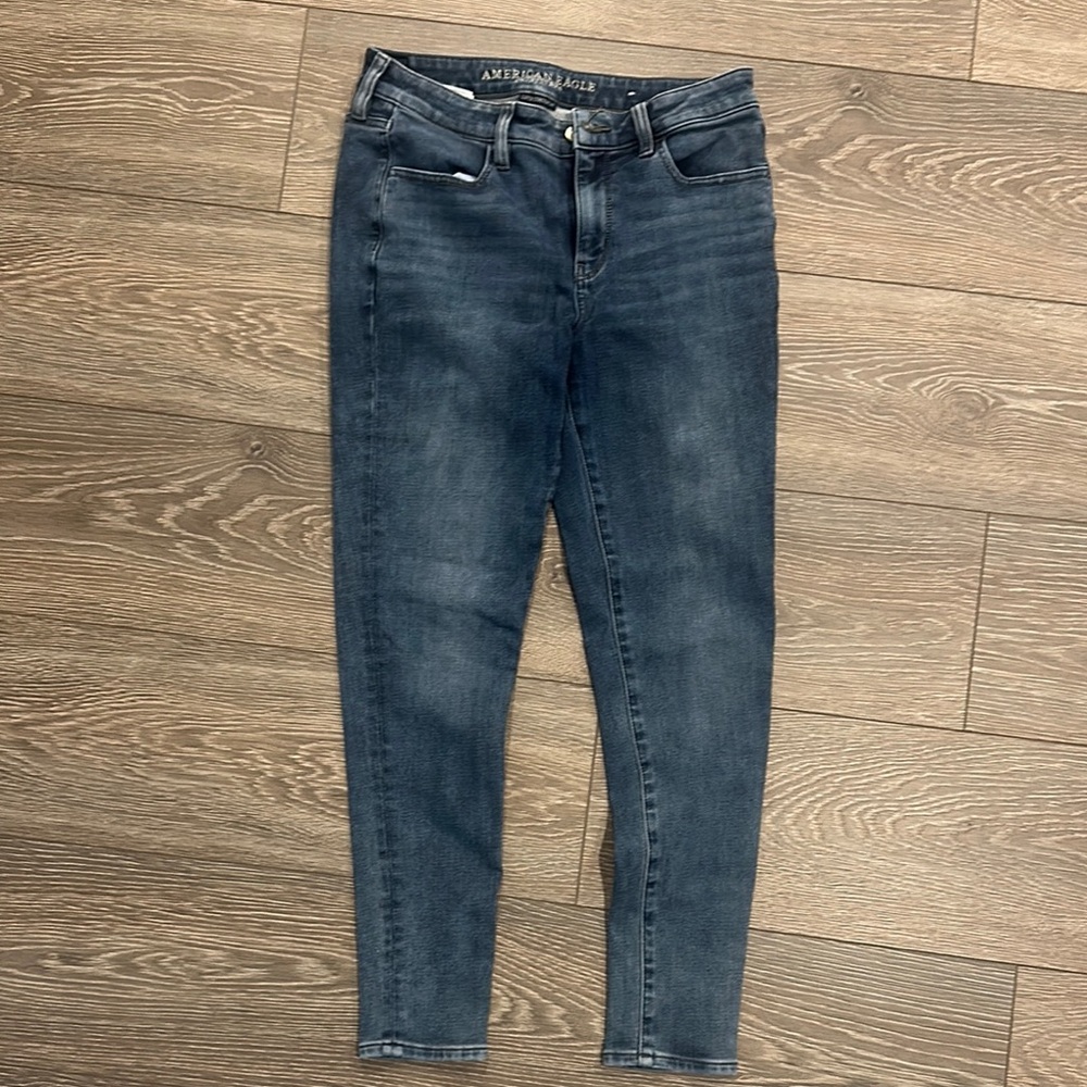American Eagle Blue Skinny Jeans Classic Fit